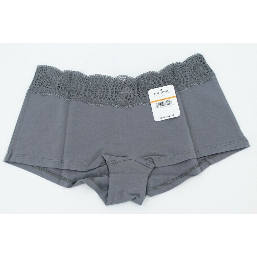 Free People Gray Boy Short Underwear